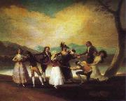 Francisco Jose de Goya Blind Man's Buff Sweden oil painting artist